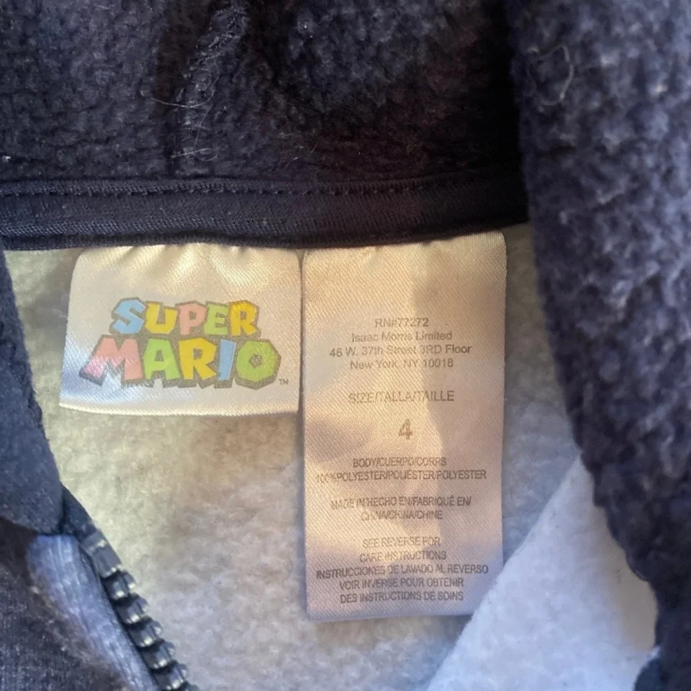Nintendo Navy Blue Kids Super Mario Jacket size 4 - Picture 3 of 5